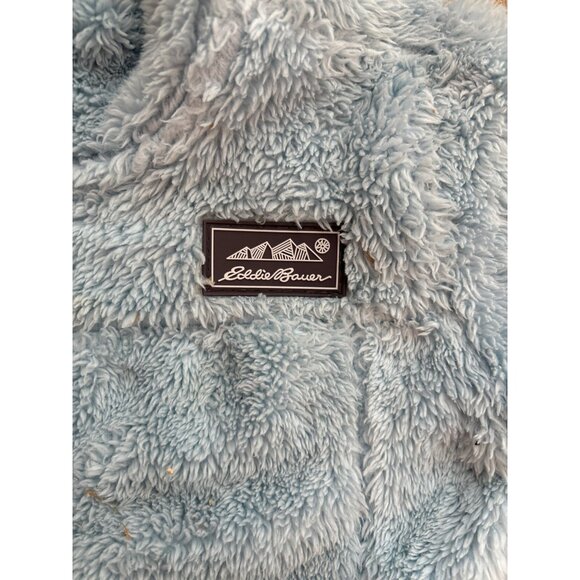 Eddie Bauer Girls Ice Blue Fleece Hooded Jacket Sx XXS (4) - Picture 2 of 7